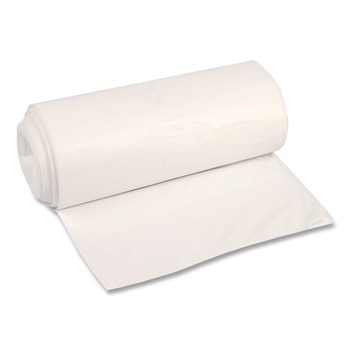Boardwalk Z8648VNKR01 43 in. x 48 in. 56-Gallon 16 mic. Perforated Roll High-Density Can Liners (200/Carton)