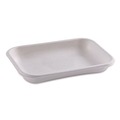 Food Containers & Lids | Eco-Products EP-SCRC12NFA WorldView Vanguard 7 in. x 4.75 in. x 1 in. 12 oz. Sugarcane Fiber Rectangular Container - White (400/Carton) image number 1
