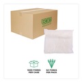 Disposable Forks | Eco-Products EP-S017 Plantware CPLA Cutlery Fork - White (1000/Carton) image number 1