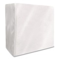 Dinner Napkins | Boardwalk BWK1616NAPW 1-Ply 16 in. x 16 in. Dinner Napkins - White (250/Pack, 12 Packs/Carton) image number 1