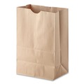 Grocery Bags | Ross & Wallace Paper Products 110416 12 in. x 7 in. x 17 in. 40 lbs. Capacity 1/6 BBL Grocery Paper Bags - Kraft (400 Bags/Carton) image number 2