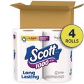 Perforated Roll & Hand Towels | Scott 10183 1-Ply Septic Safe Bathroom Tissue - White (12/Carton) image number 4