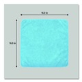 Cleaning Cloths & Wipes | Rubbermaid Commercial 1820583 16 in. x 16 in. Microfiber Cleaning Cloths - Blue (24/Pack) image number 4