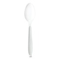 Disposable Spoons | SOLO HSWTX-0007 Impress Heavyweight Full-Length Polystyrene Teaspoon - White (100/Box, 10 Boxes/Carton) image number 0