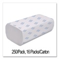 Perforated Roll & Hand Towels | GEN 5301 9.25 in. x 9.05 in. 1-Ply Multifold Towels - White (16 Packs/Carton) image number 2