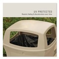 Outdoor Waste Receptacles | Rubbermaid Commercial FG917388BEIG Ranger 45-Gallon Fire-Safe Structural Foam Open-Style Container - Beige image number 5