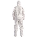 Hand Sanitizing Wipes | KleenGuard 51928 A50 Breathable Splash and Particle Protection Hooded Coveralls - 2X-Large, White (25/Carton) image number 2