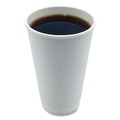 Cups | Boardwalk BWKDW16HCUPPK 16 oz. Double-Walled Paper Hot Cups - White (25/Pack) image number 2