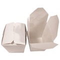 Food Containers & Lids | Kari-Out 3103026 3.63 in. x 3 in. x 3.5 in. 26 oz. Paper Food Pail - White (400/Carton) image number 4