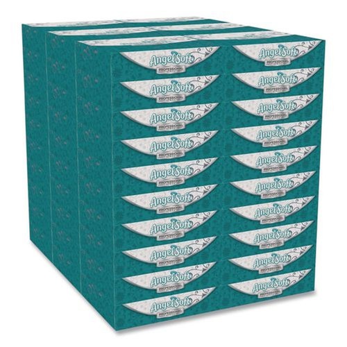 Facial Tissues | Georgia Pacific Professional 48550 2-Ply Facial Tissue - White (50 Sheets/Box, 60 Boxes/Carton) image number 0