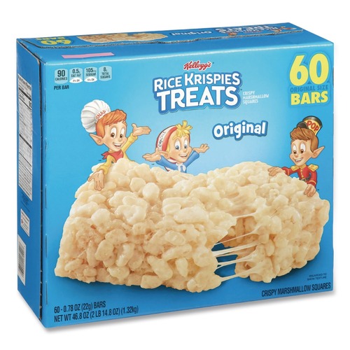 Snacks | Kellogg's KEE17120 0.78 oz. Rice Krispies Treats - Original Marshmallow (60/Carton) image number 0
