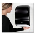 Towel Dispensers | San Jamar T1400TBK 11.75 in. x 9 in. x 15.5 in. Smart System with iQ Sensor Towel Dispenser - Black Pearl image number 6
