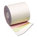 Perforated Roll & Hand Towels | PM Company PMC07638 3 in. x 70 ft. Impact Printing Carbonless Paper Rolls - White/Canary/Pink (50/Carton) image number 1