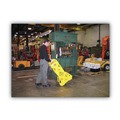 Barriers | Rubbermaid Commercial FG9S1100YEL 13 ft x 40 in. Plastic Portable Mobile Safety Barrier - Yellow image number 4