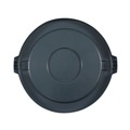 Waste Receptacle Lids | Boardwalk 1868184 Flat-Top Round Lids for 44 Gallon Waste Receptacles - Gray image number 1