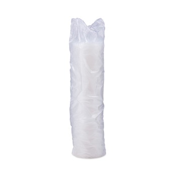 Dart 12FTLS Lift N' Lock Lids for 10 - 14 oz. Cups - Translucent (100/Sleeve, 10 Sleeves/Carton)
