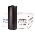 Low-Density Trash Bags | Inteplast Group SL3339150K Low-Density Commercial Can Liners 33 gal 1.5 mil 33-in x 39-in Black Interleaved Roll 20 Bags/Roll 5 Rolls/Carton image number 0