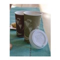 Cup Lids | Eco-Products EP-HL16-WR Ecolid 25% Recy Content Hot Cup Lid fits 10 - 20 oz. - White (1000/Carton) image number 4