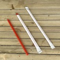 Straws/Stems/Sticks | Boardwalk BWKGSTW775RD 7.75 in. Wrapped Giant Polypropylene Straws - Red (7200/Carton) image number 4