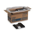 Disposable Forks | Dixie SSF51 SmartStock Series-O 6.5 in. Mediumweight Plastic Cutlery Forks Refill - Black (40/Pack, 24 Packs/Carton) image number 0