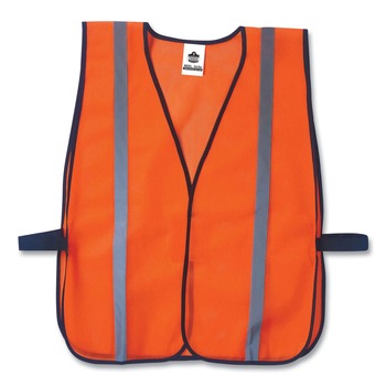 Ergodyne 20030 GloWear 8020HL Non-Certified Standard Vest Polyester - One Size Fits Most Orange
