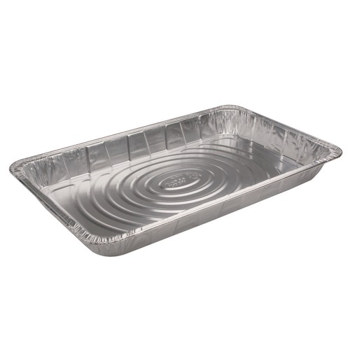 Steam Table Parts | Pactiv Corp. Y6120XH 19.6 x 11.6 2.2 in. Full-Size Medium Deep Aluminum Steam Table Pan (40/Carton) image number 0