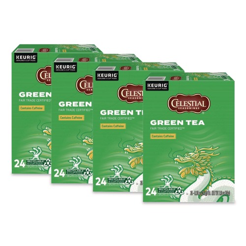 Coffee - Caffeinated | Celestial Seasonings 5000330010 K-Cups - Green Tea (96/Carton) image number 0