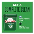 Dishwashing Detergents | Cascade 80797047 Complete ActionPacs, Fresh Scent, 17.6 oz Bag, 33 Pacs/Bag, 4 Bags/Carton image number 3