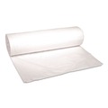 Low-Density Trash Bags | Boardwalk H8046HWKR01 40 in. x 46 in. 45 gal. 0.6 mil Low-Density Waste Can Liners - White (100/Carton) image number 1
