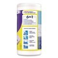 Cleaning Cloths & Wipes | LYSOL Brand 19200-81700 7 in. x 7.5 in. 1-Ply Dual Action Disinfecting Wipes - Citrus, White/Purple (6 Canisters/Carton) image number 2