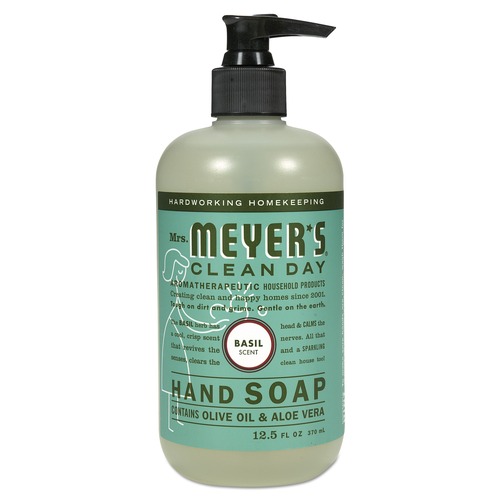 Hand Soaps | SC Johnson 651344 12.5 oz. Basil Clean Day Liquid Hand Soap (6/Carton) image number 0