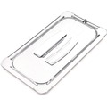 Food Storage Containers & Lids | Carlisle 10270U07 7 in. x 12.5 in. x 0.88 in. StorPlus Polycarbonate Handled Universal Plastic Lid - Clear image number 0