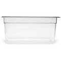 Food Storage Containers & Lids | Carlisle 3066207 6.88 in. x 12.75 in. x 6 in. 5.7 qt. StorPlus Polycarbonate Plastic Food Pan - Clear image number 1