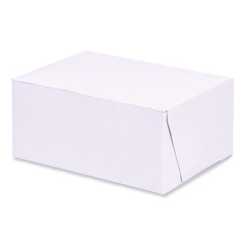 SCT 1503 6 in. x 4.45 in. x 2.75 in. Standard Paper Bakery Boxes - White (250/Carton)