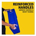 Indoor Waste Receptacles | Rubbermaid Commercial FG354007BLUE 23 Gallon Slim Jim Recycling Plastic Container with Venting Channels - Blue image number 3