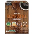 Coffee - Decaffeinated | Green Mountain Coffee 5000374162 0.38 oz. K-Cup Decaf Variety Coffee K-Cups - Assorted Flavors (24/Box) image number 0