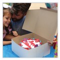 Bakery Boxes & Containers | SCT 1541 8 in. x 8 in. x 4 in. Standard Paper One-Piece Non-Window Bakery Boxes - White (250/Bundle) image number 1