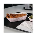 Food Containers & Lids | Boardwalk BWK30LAG500 5 lbs. Capacity Paper Food Baskets - Red/White (500/Carton) image number 8