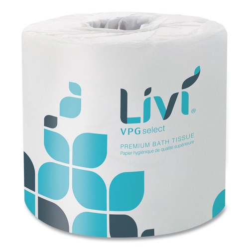 Perforated Roll & Hand Towels | Livi VPG Select 21556 2-Ply Bath Tissue - White (1-Carton) image number 0