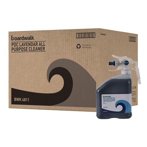 All Purpose Cleaners & Degreasers | Boardwalk 951300-39ESSN 3 L Bottle PDC All Purpose Cleaner - Lavender Scent (2/Carton) image number 0
