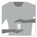 Cups | SOLO 374W-2050 4 oz Single-Sided Poly Paper Hot Cups - White (1000/Carton) image number 5