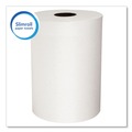 Perforated Roll & Hand Towels | Scott 12388 8 in. x 580 ft. Absorbency Pockets Slimroll Towels - White (6 Rolls/Carton) image number 2