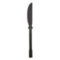 Disposable Knives | Dixie DUSSPK5 SmartStock Tri-Tower Dispensing System Polypropylene Knives - Black (40/Pack, 24 Packs/Carton) image number 2