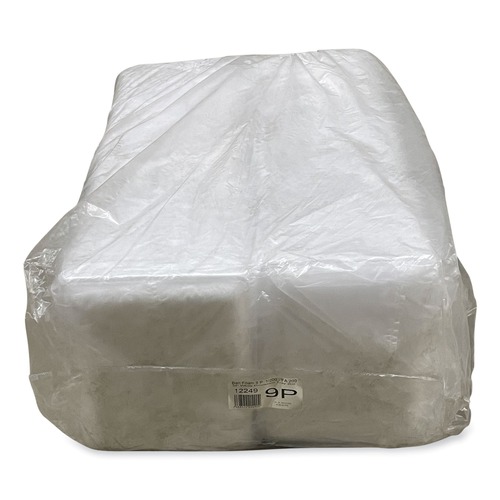 Food Containers & Lids | GEN 9PWH 12.25 in. x 9.25 in. x 0.62 in. #9P Meat Trays - White (200/Carton) image number 0