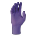 Exam & Surgical Gloves | Ansell 55083 6 mil Thick 9.5 in. Long Powder-Free PURPLE NITRILE Exam Gloves - Large, Purple (100/Box) image number 2