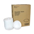 Plates | Pactiv Corp. 0TK10010000Y Placesetter Deluxe Laminated Foam 10.25 in. Plates - White (540/Carton) image number 2