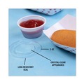 Souffle & Portion Cups | Pactiv Corp. YLS2FR Plastic Portion Cup Lid Fits 1.5 oz to 2.5 oz Portion Cups - Clear (2400/Carton) image number 8