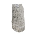 Mop Heads | Boardwalk BWK4032C No. 32 Loop Web/Tailband Value Standard Cotton Mop Head - White (12/Carton) image number 2
