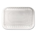 Food Containers & Lids | Handi-Foil HFA 2060DL Plastic Dome Lid for 1-lb. Oblong Pan 2060 - Clear (500/Carton) image number 4
