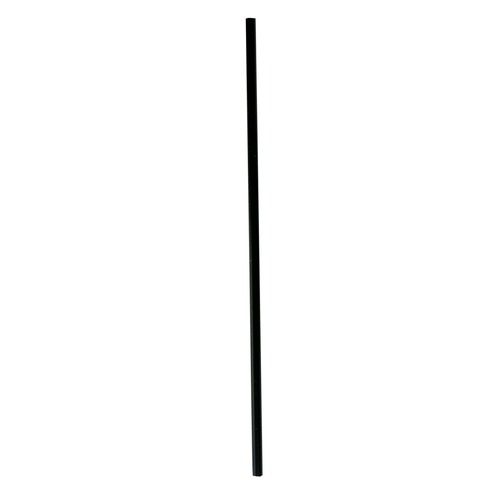Straws/Stems/Sticks | Boardwalk BWKJSTW1025BK 10.25 in. Wrapped Jumbo Polypropylene Straws - Black (2000/Carton) image number 0